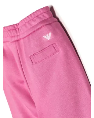 Emporio Armani Kids ロゴプリント ドローストリング トラックパンツ - サムネイル3