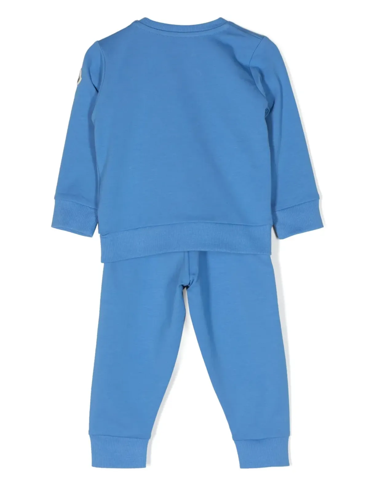 Moncler Enfant ロゴプリント コットン トラックスーツセット - ブルー - 画像2