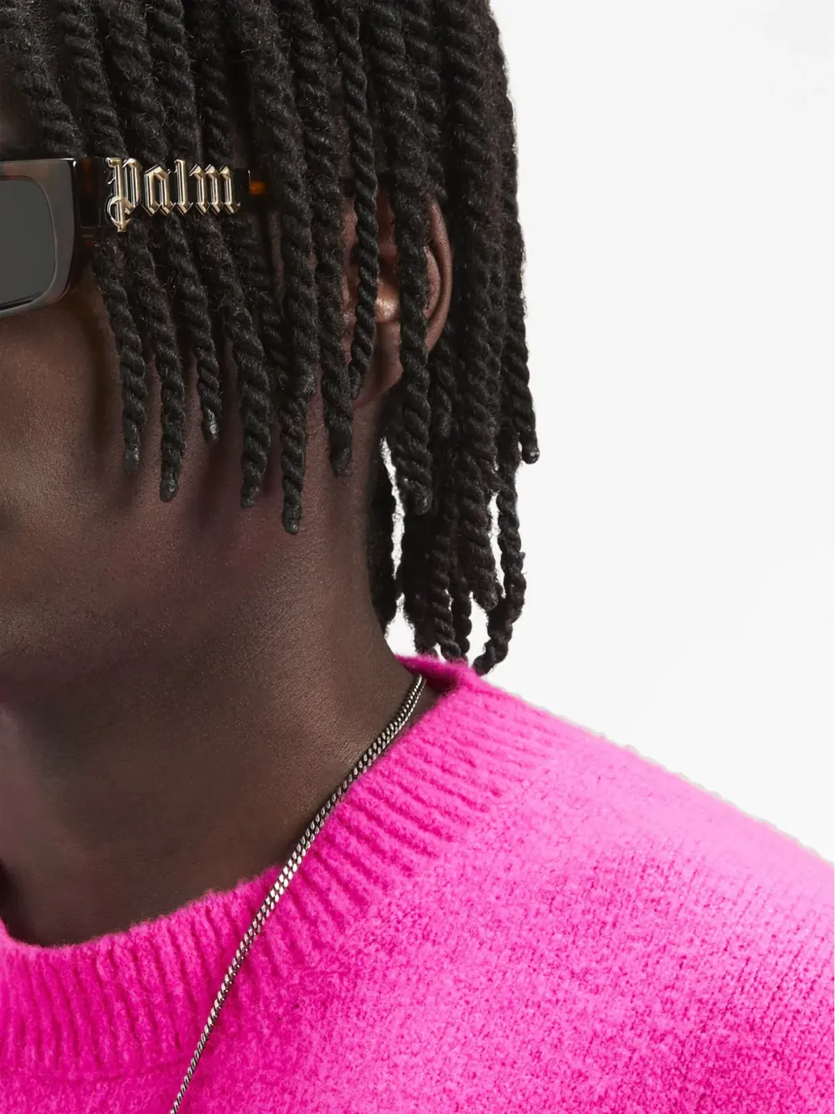 Palm Angels Eyewear ミルフォード レクタングルフレーム サングラス - 画像3