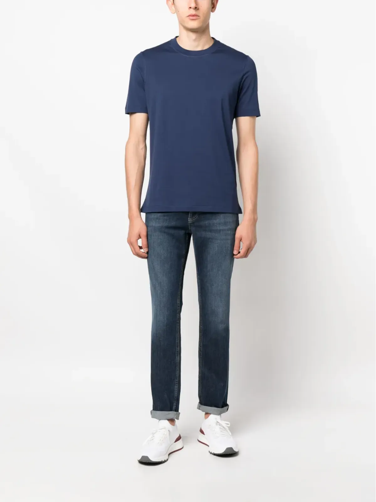 Brunello Cucinelli ミドルライズ コットン デニム ジーンズ - 画像2