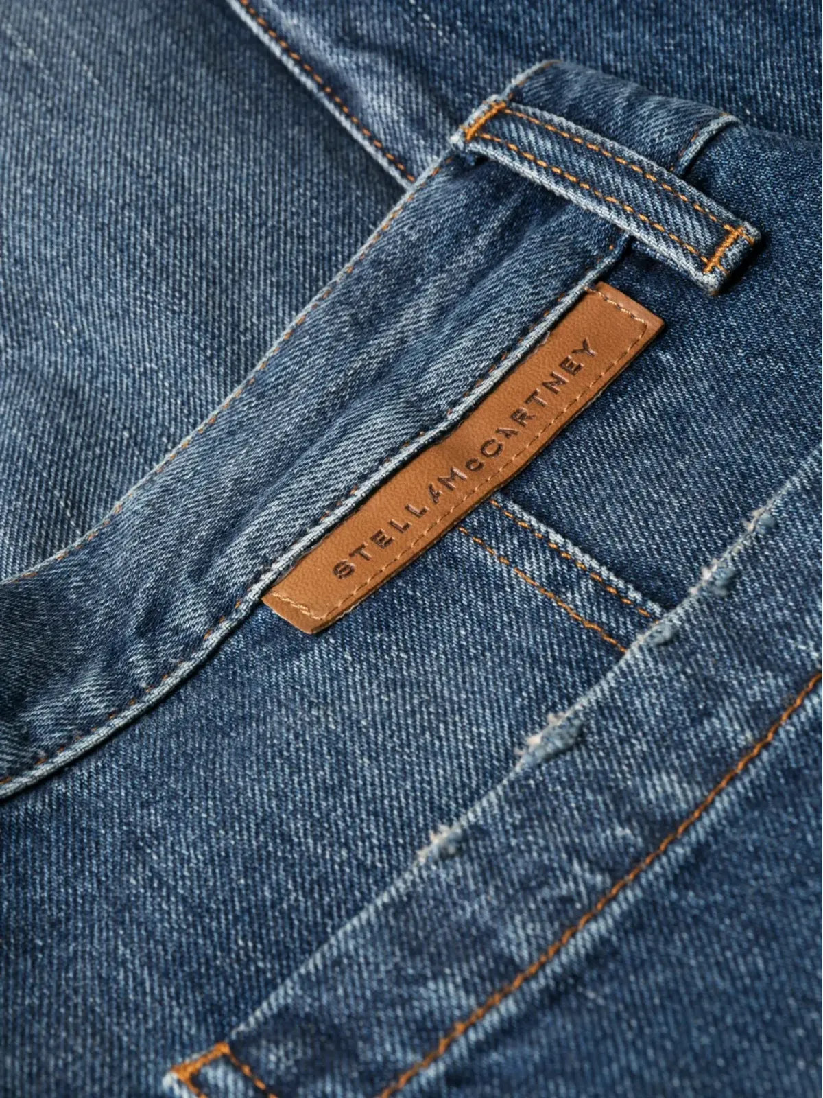 Stella McCartney クロップドカーゴジーンズ - ブルー - 画像5