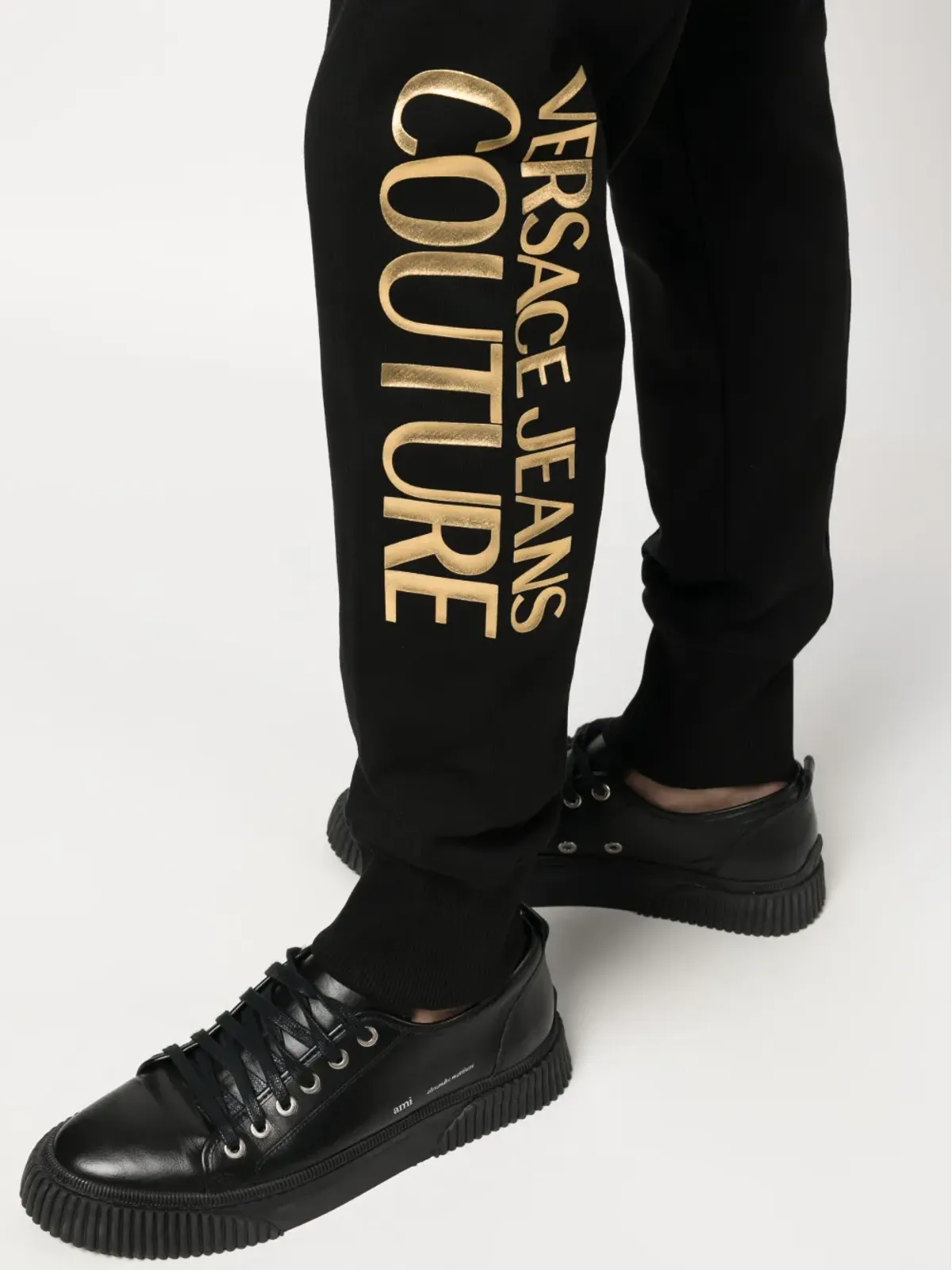 Versace Jeans Couture ロゴプリント トラックパンツ - ブラック - 画像5