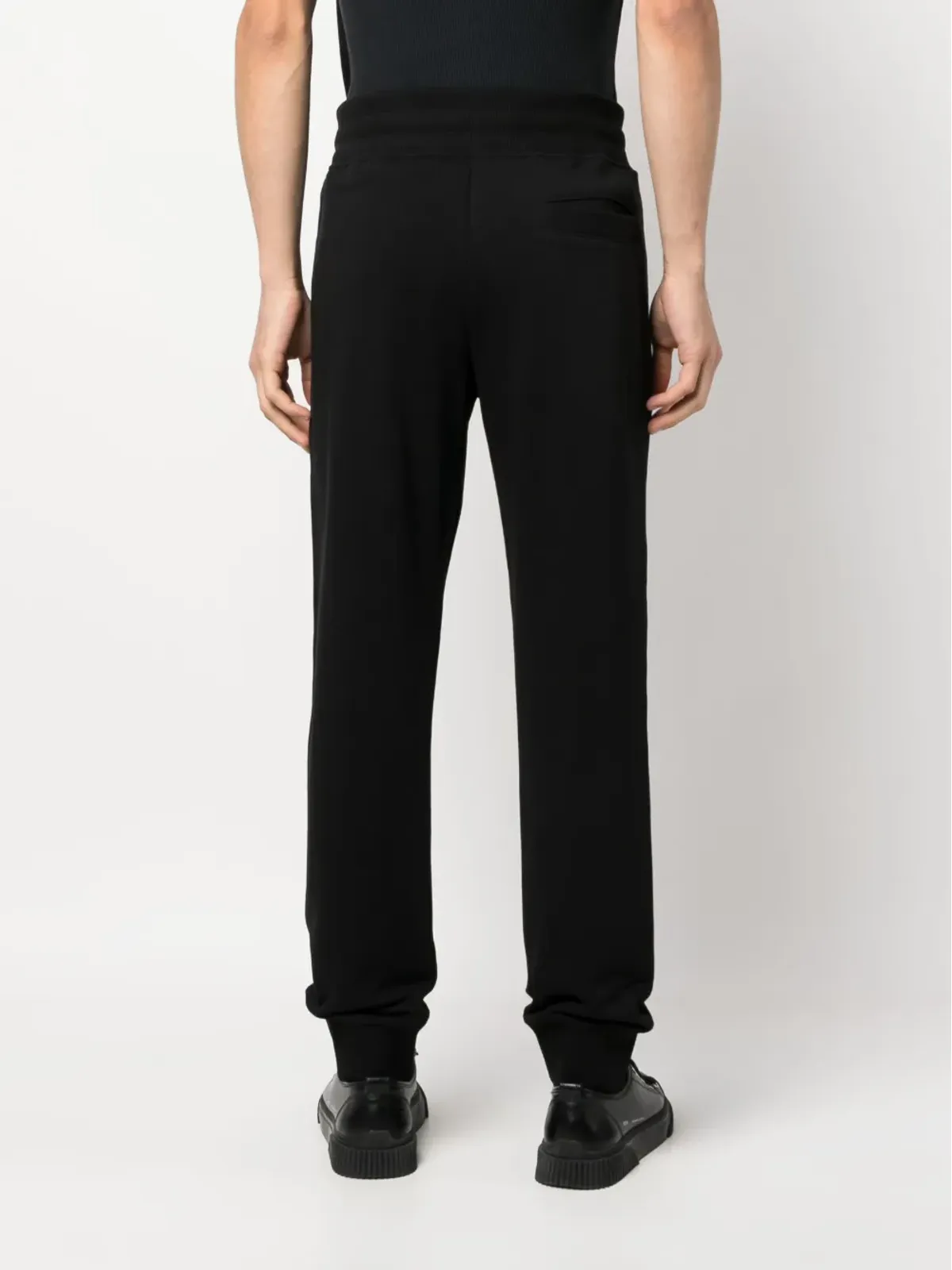 Versace Jeans Couture ロゴ刺繍入りコットン・トラックパンツ - 画像4
