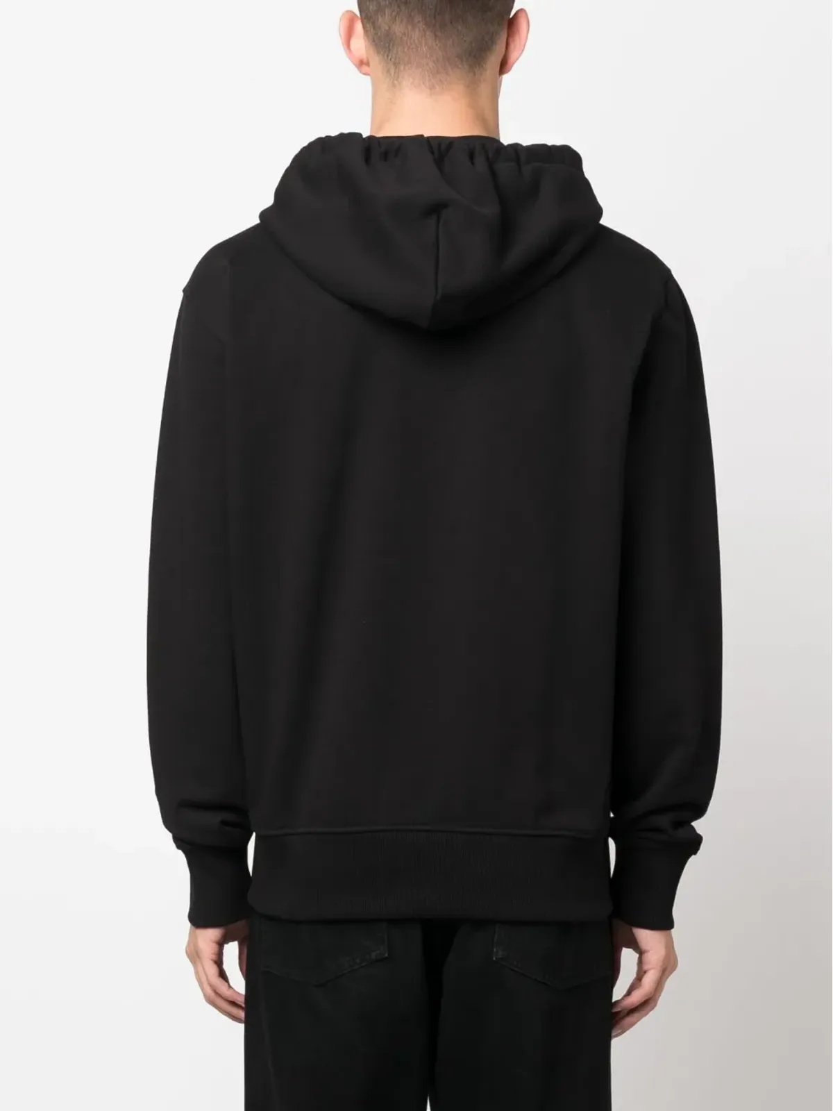 Versace Jeans Couture ロゴ刺繍ジップフードパーカー - 画像4