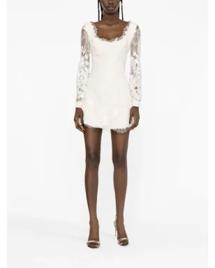 Elie Saab フローラルレース装飾ミニドレス - サムネイル2