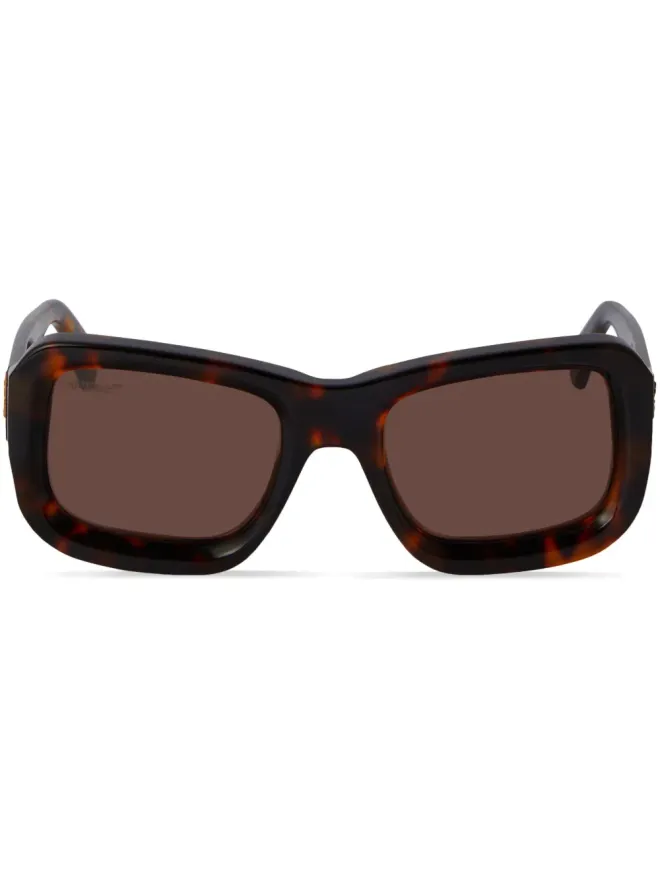 Off-White Eyewear Off-White Eyewear Verona スクエアフレーム サングラス - ブラウンの商品画像