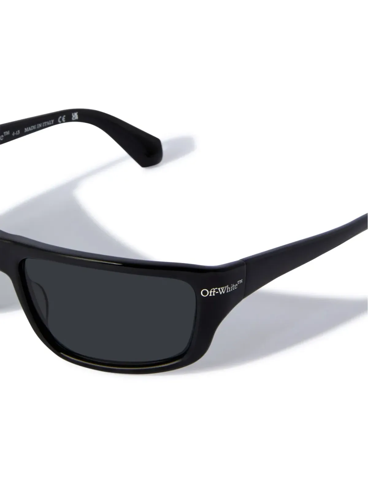 Off-White Eyewear ボローニャ長方形フレーム サングラス - ブラック - 画像2