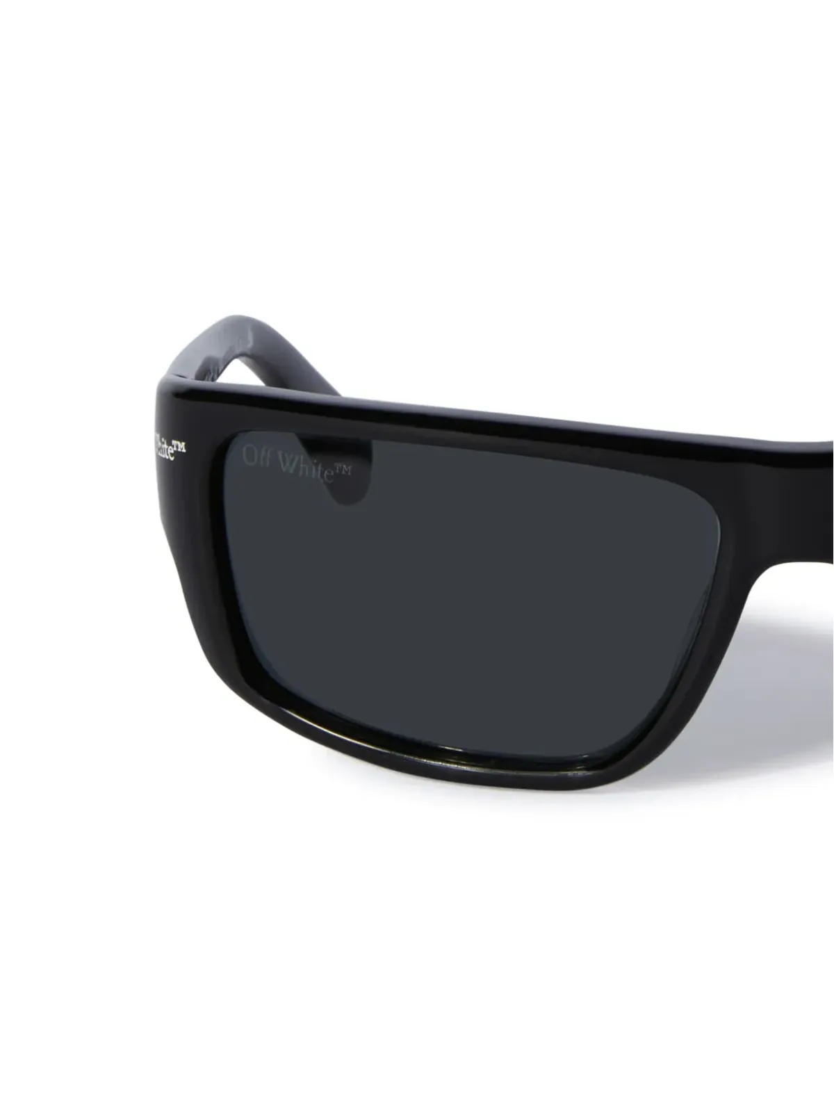 Off-White Eyewear ボローニャ長方形フレーム サングラス - ブラック - 画像3