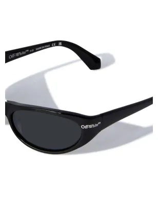 Off-White Eyewear ナポリ・オーバルフレーム サングラス - ブラック - サムネイル2