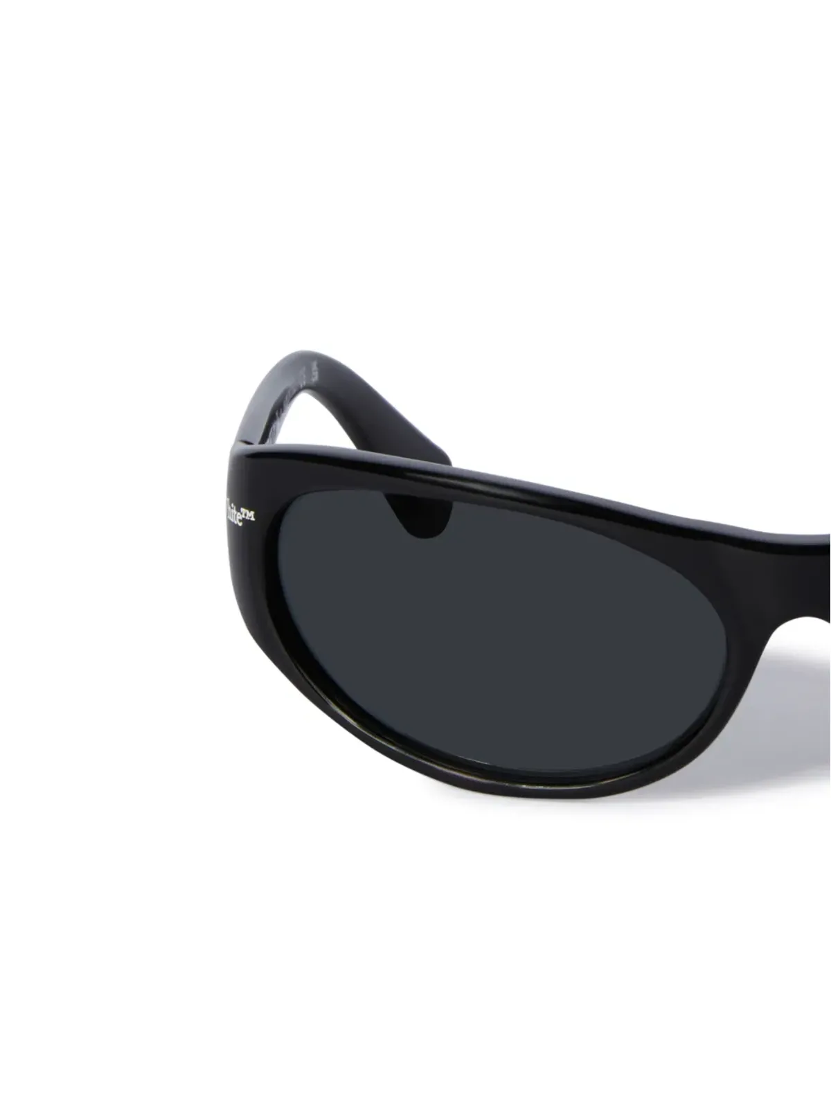 Off-White Eyewear ナポリ・オーバルフレーム サングラス - ブラック - 画像3