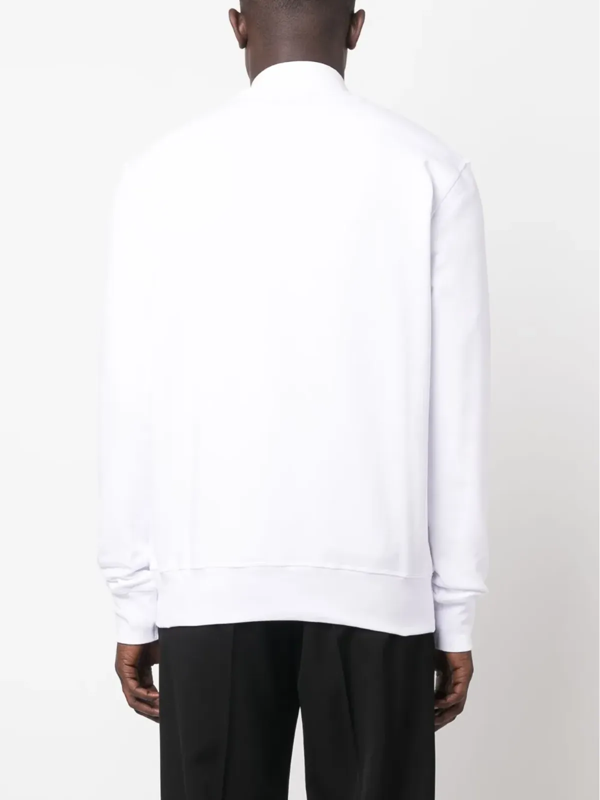 Alexander McQueen スカルプリント コットン スウェットシャツ - ホワイト - 画像4