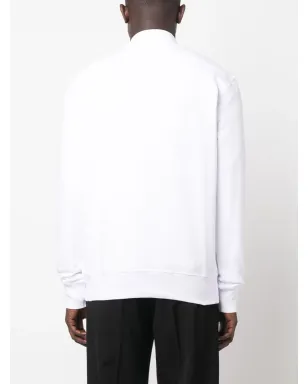 Alexander McQueen スカルプリント コットン スウェットシャツ - ホワイト - サムネイル4