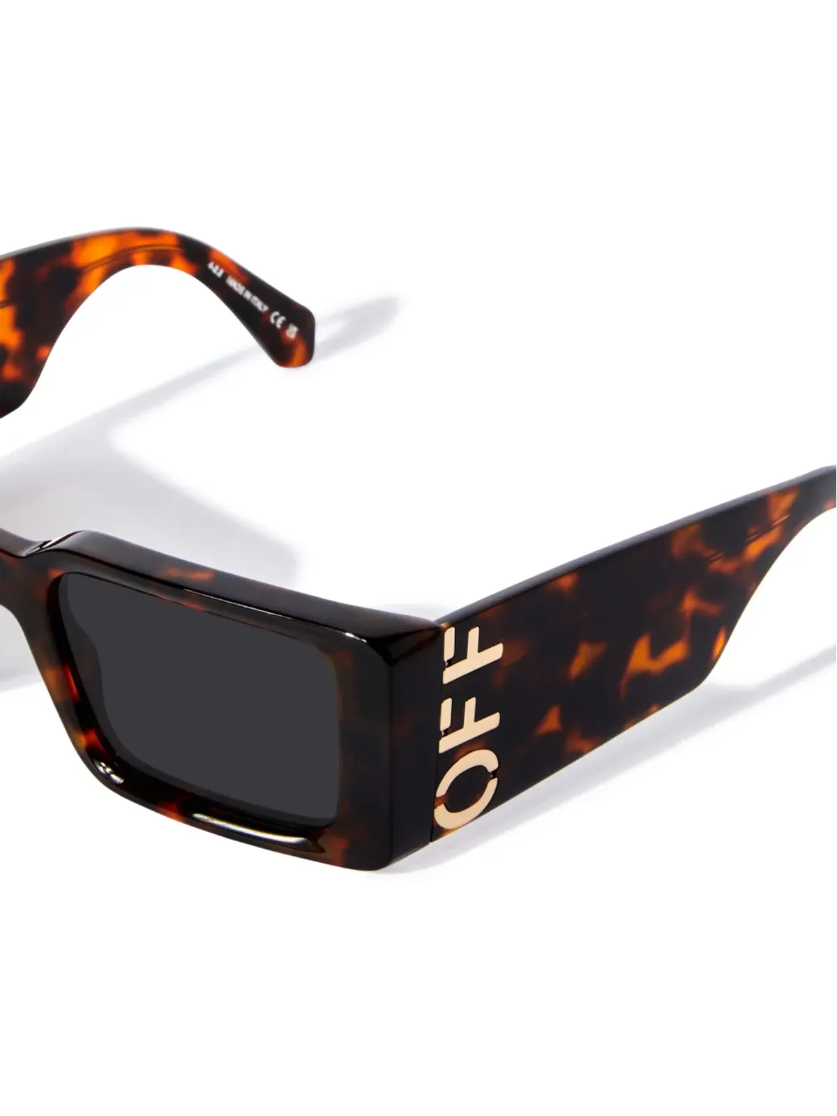 Off-White Eyewear ミラノべっ甲柄ティントサングラス - 画像2