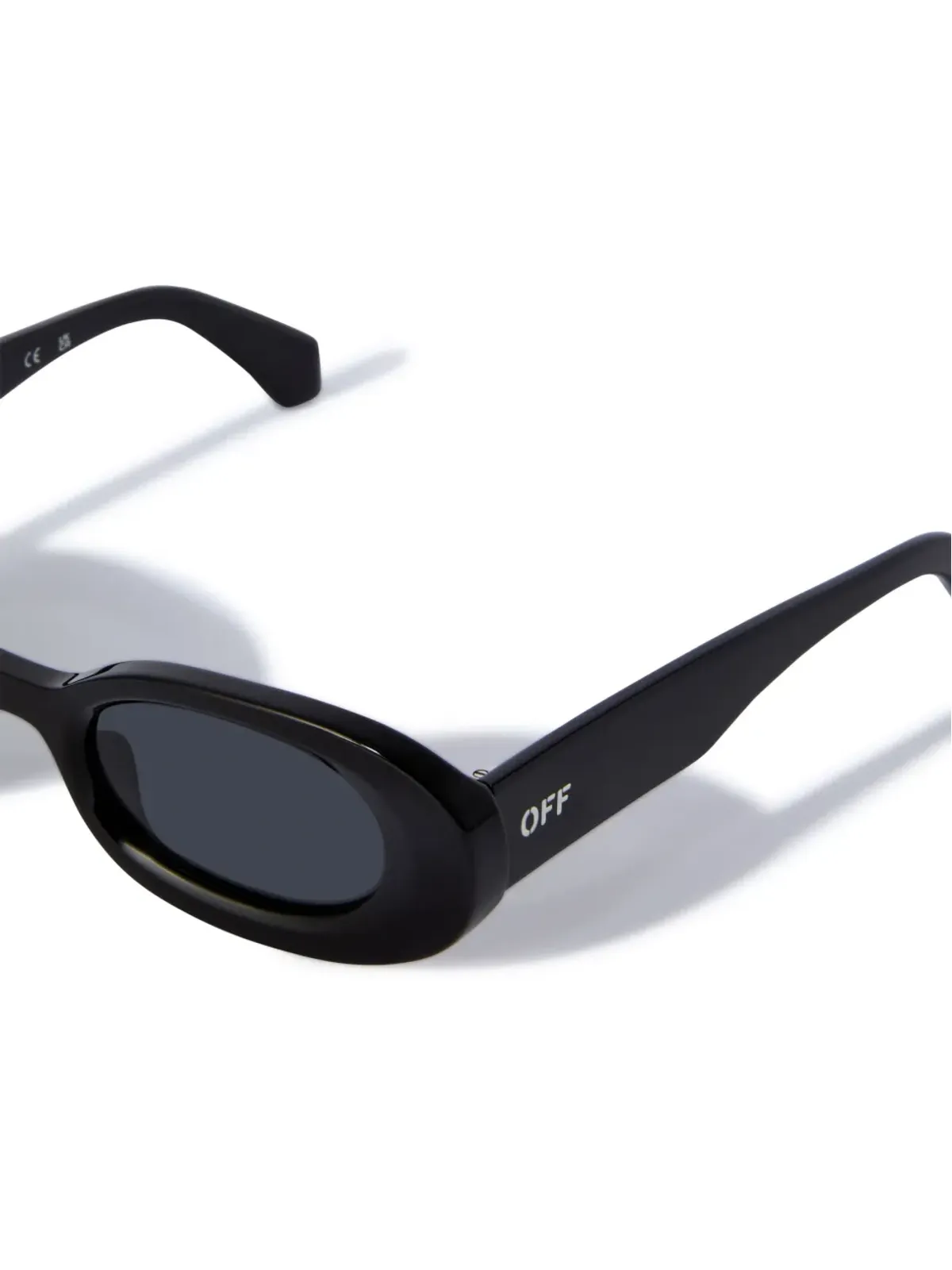 Off-White Eyewear アマルフィ オーバルフレーム サングラス ブラック - 画像2