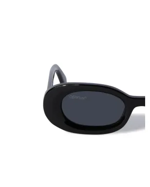 Off-White Eyewear アマルフィ オーバルフレーム サングラス ブラック - サムネイル3