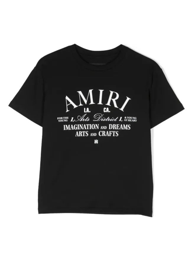 AMIRI KIDS AMIRI KIDS ロゴプリント コットン Tシャツの商品画像