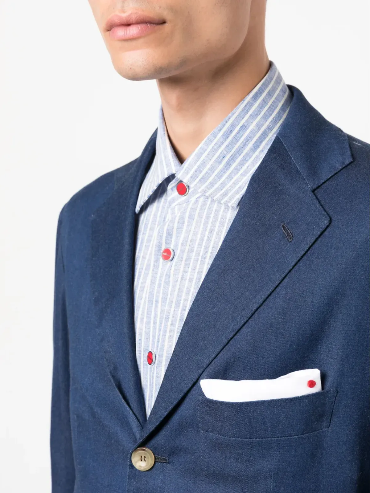 Kiton シングルブレストブレザー - 画像5