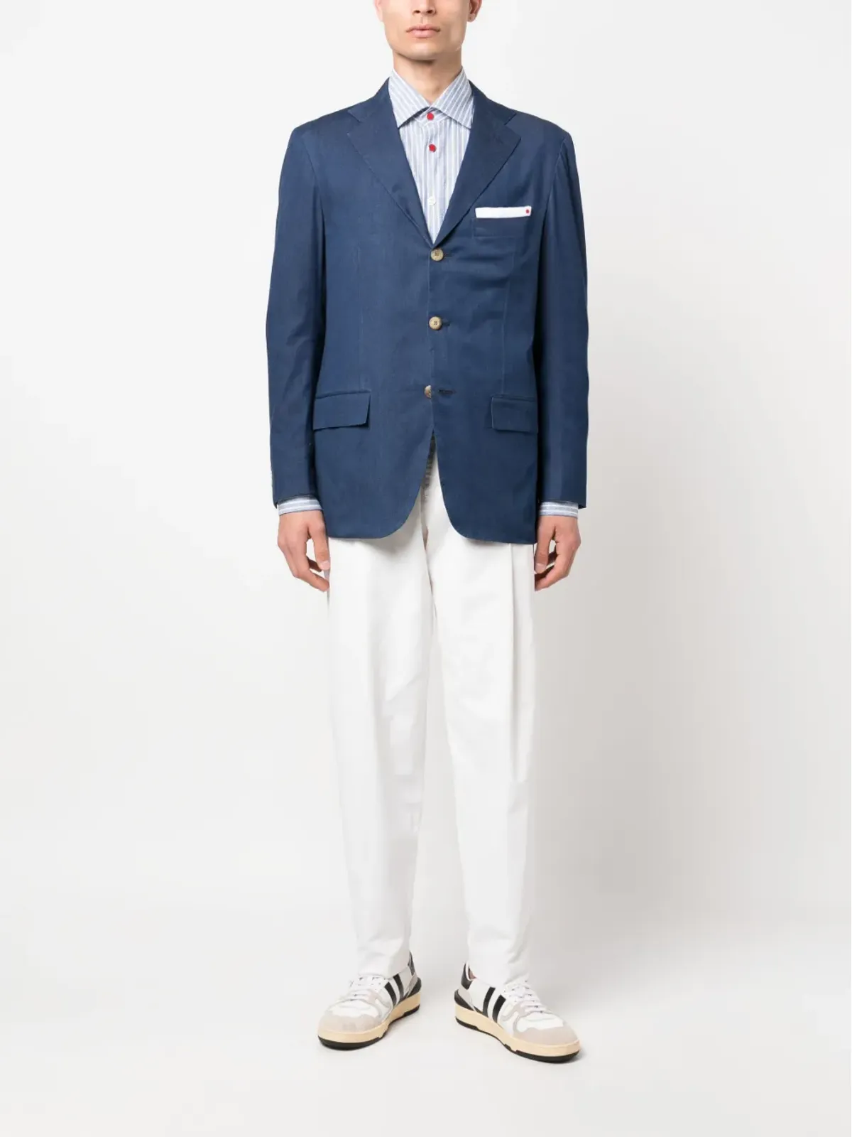 Kiton シングルブレストブレザー - 画像2