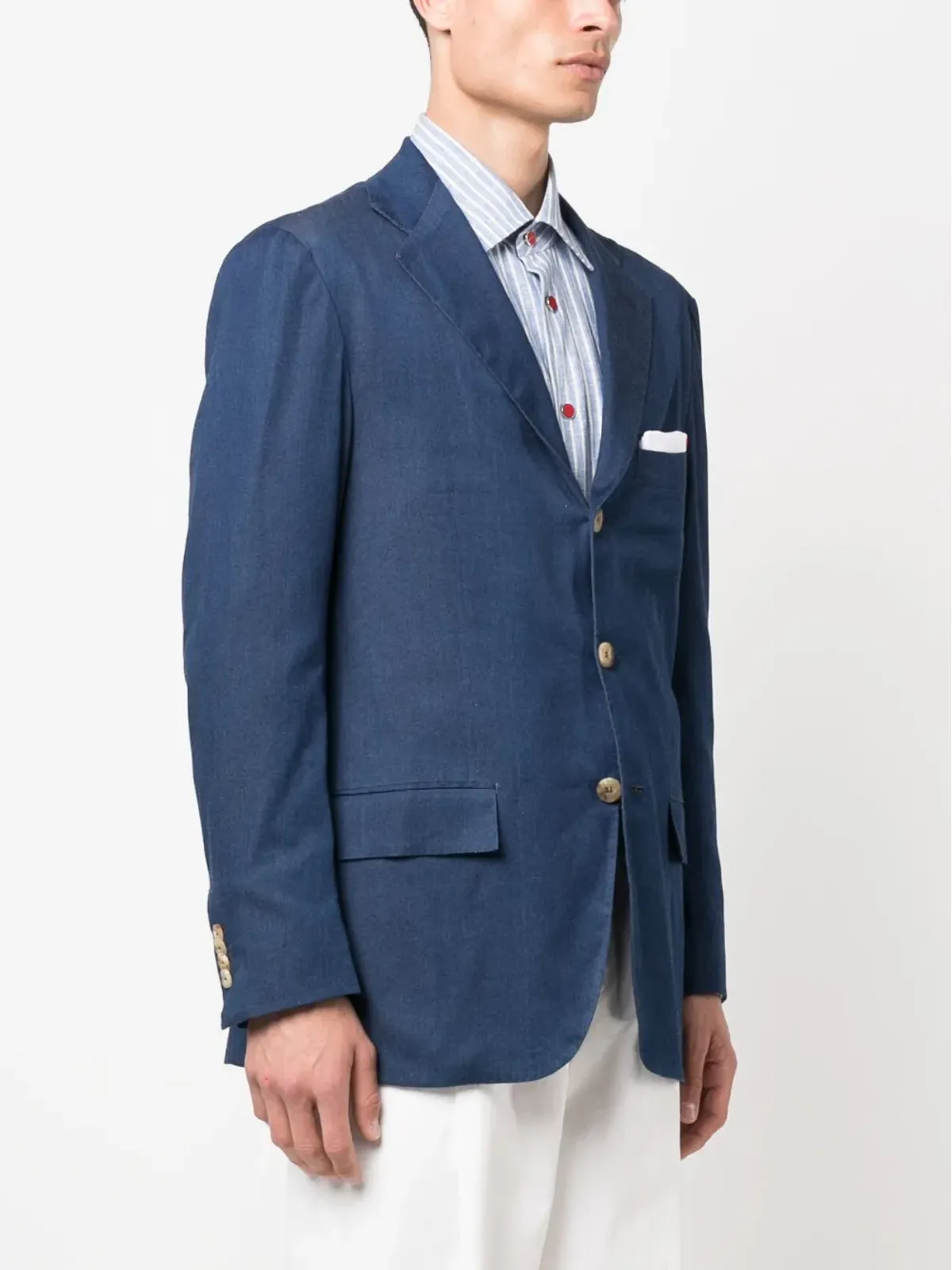 Kiton シングルブレストブレザー - 画像3
