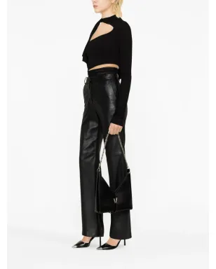 Mugler カットアウト・ワンショルダーボディスーツ - サムネイル4