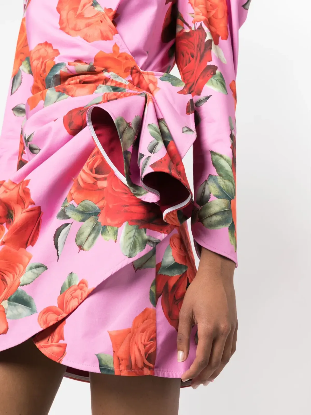 Forte Dei Marmi Couture 花柄プリント ドレープディテール ドレス - 画像5