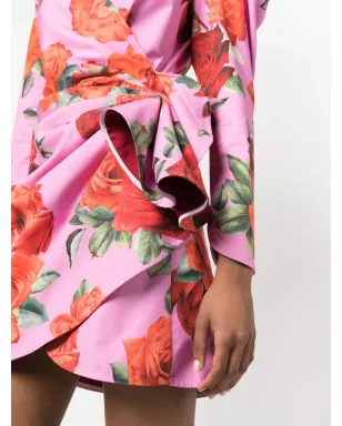 Forte Dei Marmi Couture 花柄プリント ドレープディテール ドレス - サムネイル5