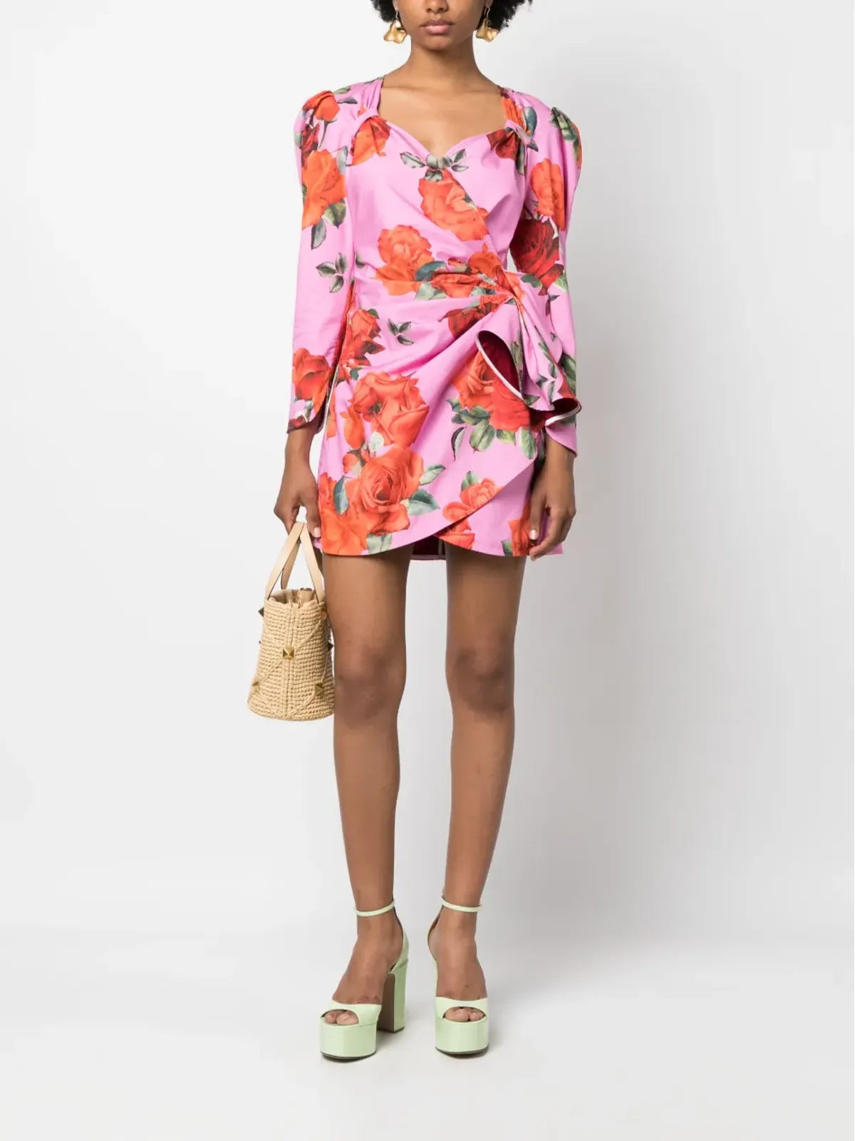 Forte Dei Marmi Couture 花柄プリント ドレープディテール ドレス - 画像2