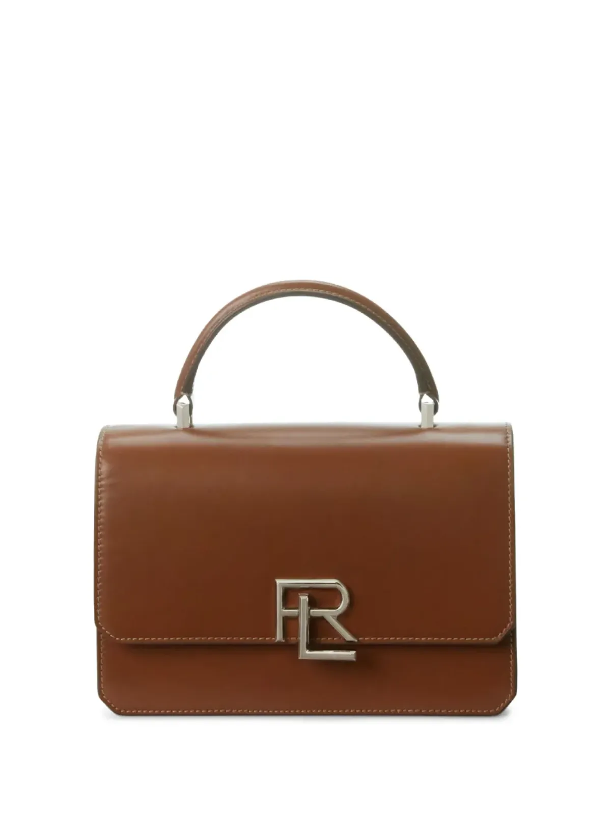Ralph Lauren Collection ロゴプレート付きレザー クロスボディバッグ - 画像1