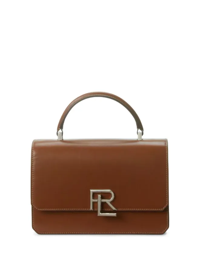 Ralph Lauren Collection Ralph Lauren Collection ロゴプレート付きレザー クロスボディバッグの商品画像