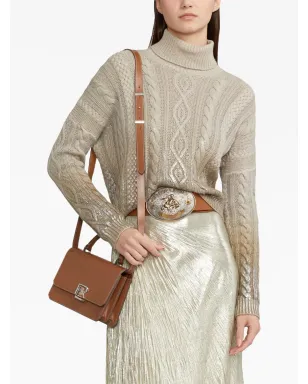 Ralph Lauren Collection ロゴプレート付きレザー クロスボディバッグ - サムネイル2