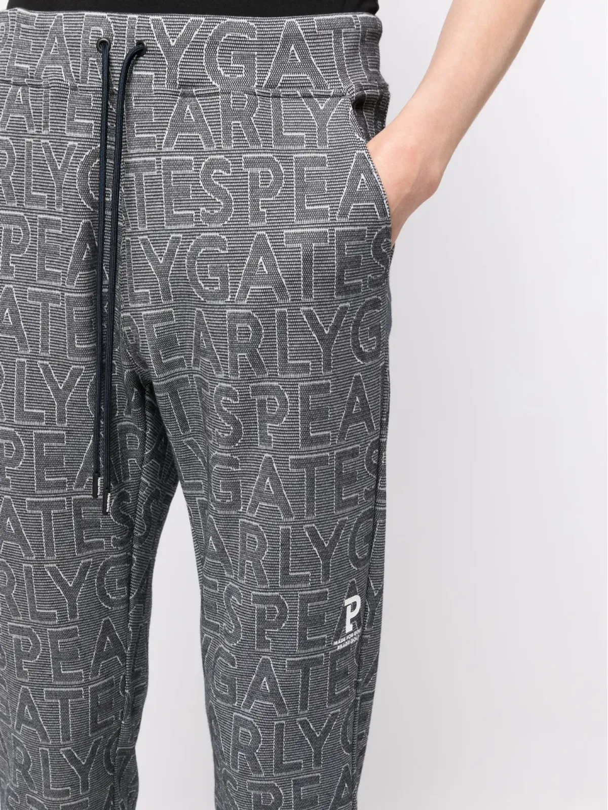 PEARLY GATES ロゴプリント ドローストリング トラックパンツ - 画像5