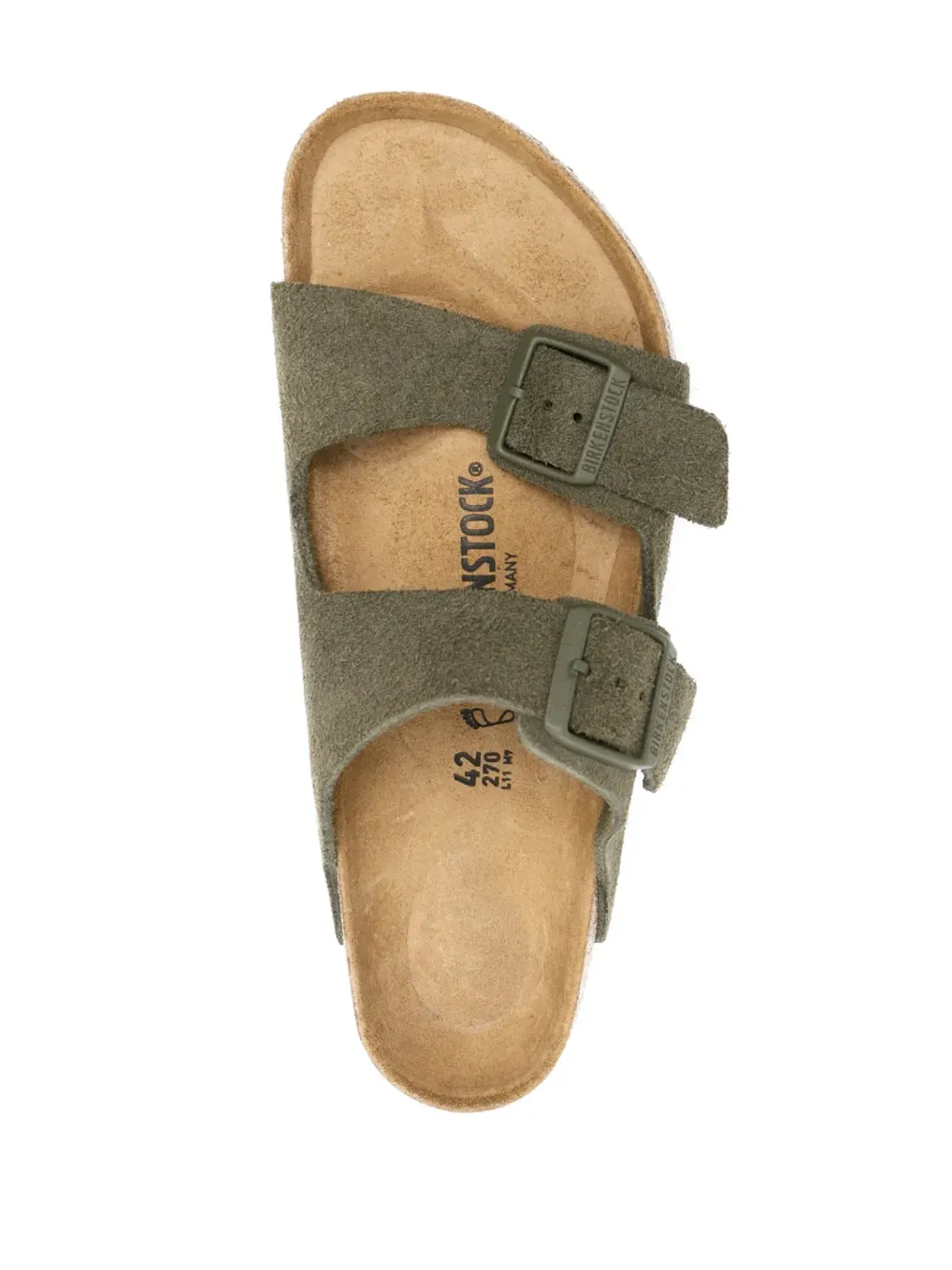 Birkenstock ダブルストラップ スエード サンダル - 画像4