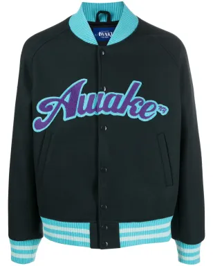 Awake NY ロゴプリント ウール混紡 ボンバージャケット - サムネイル1
