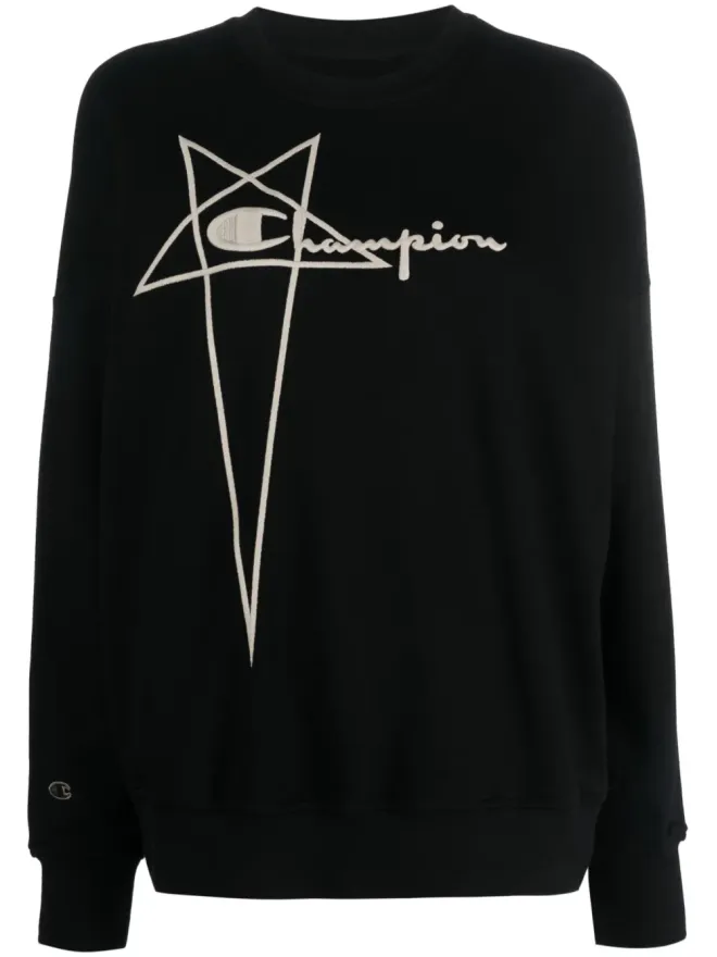 Rick Owens X Champion Rick Owens X Champion ロゴ刺繍コットン スウェットシャツの商品画像