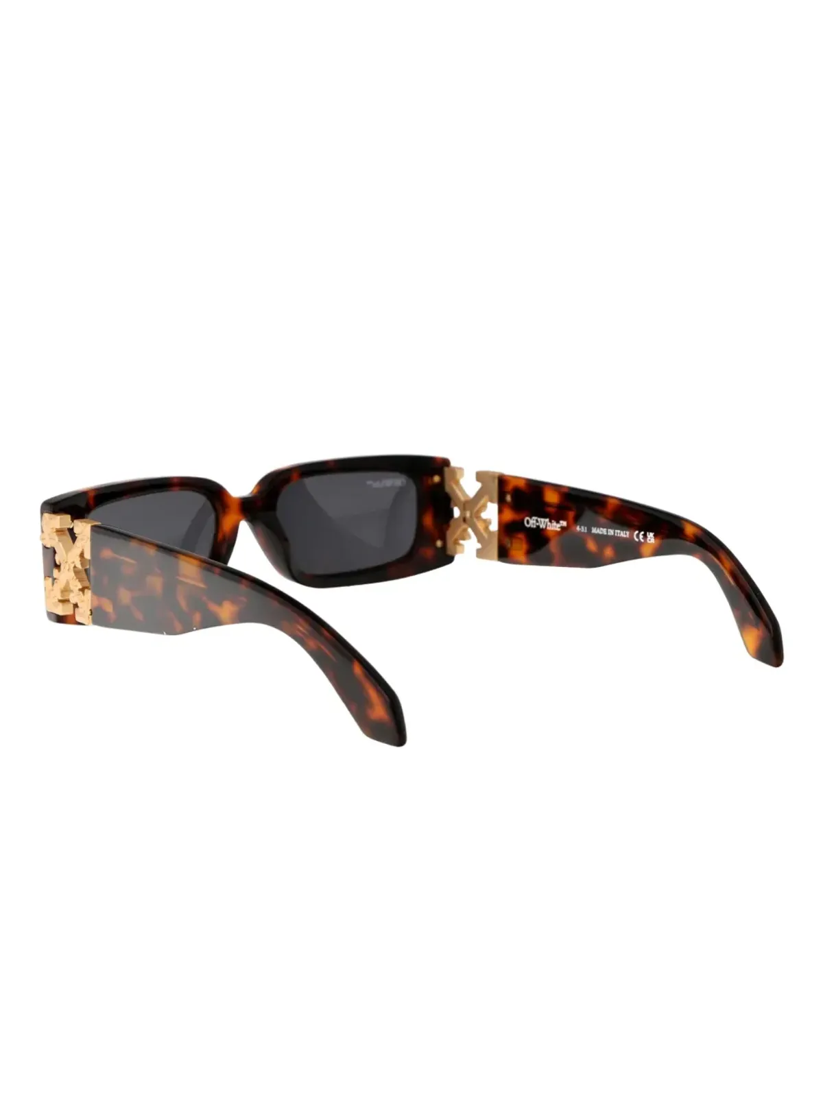 Off-White Eyewear Roma tortoiseshell風サングラス - 画像3