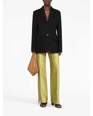 Jil Sander シングルブレスト コットン ブレザー ブラック - サムネイル2