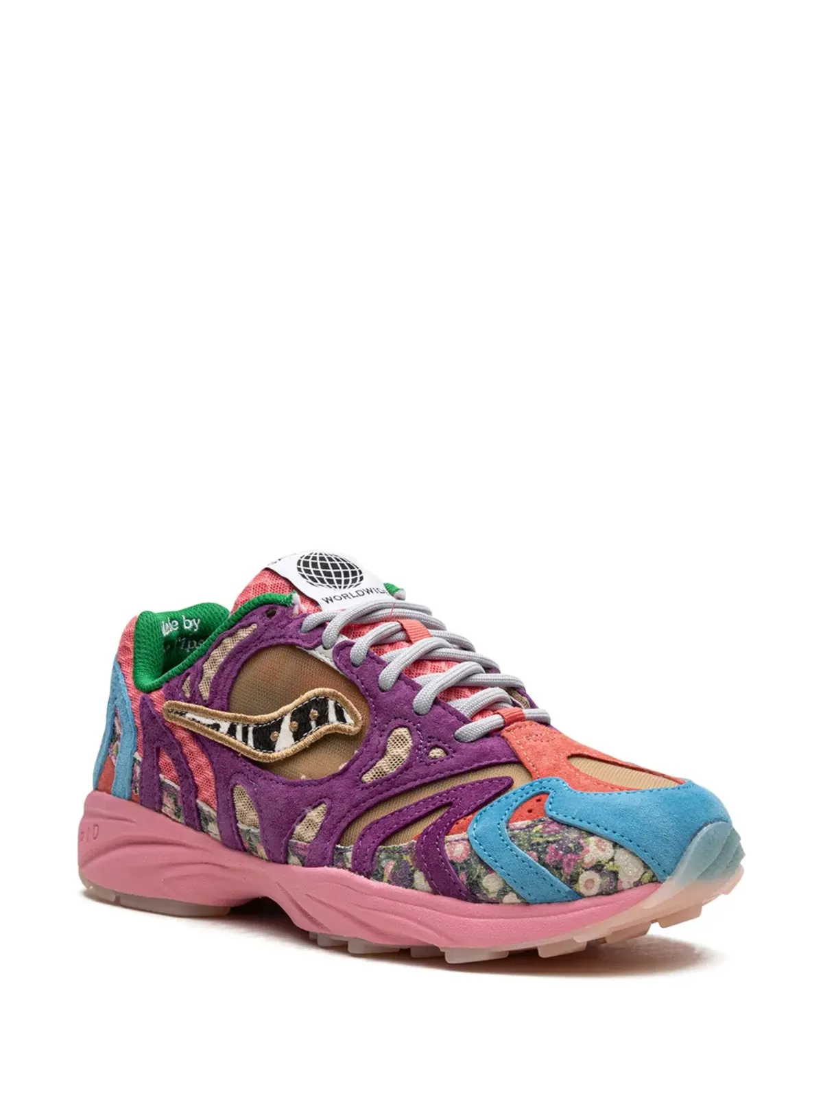Saucony x Jae Tips Grid Azura 2000 "Remember Who Fronted" sneakers - Purple - 画像2