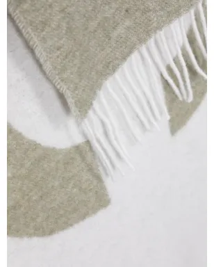 A.P.C. インターシャ編み ロゴ入りスカーフ - サムネイル3