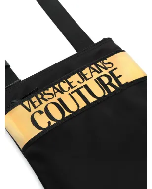 Versace Jeans Couture ロゴプリント ジップファスナー付きショルダーバッグ - サムネイル4