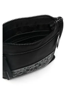 Versace Jeans Couture ロゴパッチ ジップファスナー付きショルダーバッグ - サムネイル5