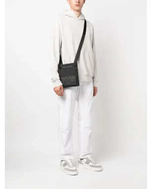 Versace Jeans Couture ロゴパッチ ジップファスナー付きショルダーバッグ - サムネイル2