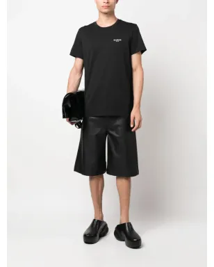 Balmain フロックドロゴ コットン Tシャツ - サムネイル2