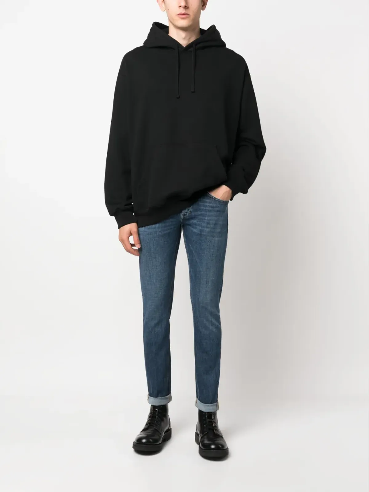 DONDUP スリムカット ローライズジーンズ - 画像2