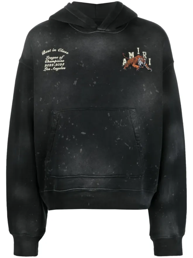 AMIRI AMIRI ヴィンテージ タイガー リブトリム フーディーの商品画像