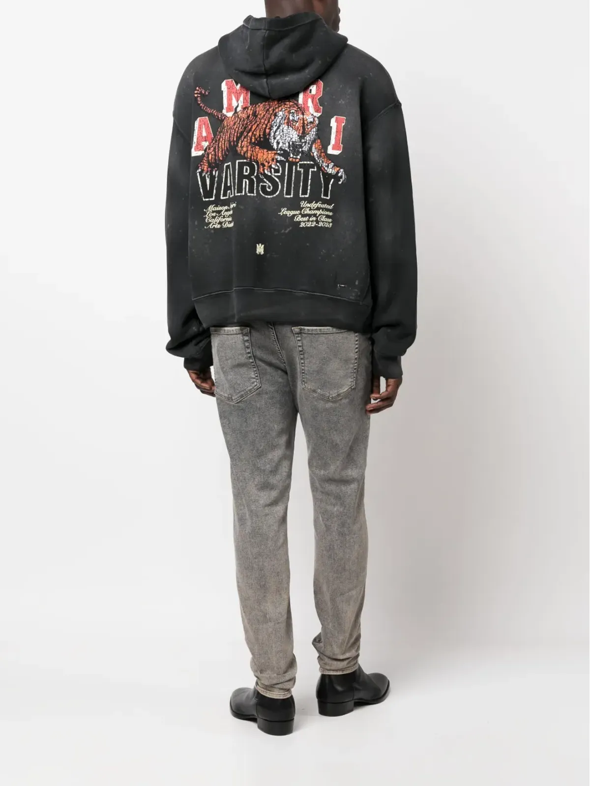 AMIRI ヴィンテージ タイガー リブトリム フーディー - 画像2
