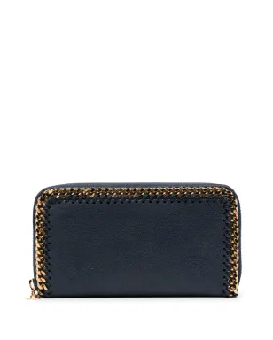 Stella McCartney chain-detailed leather wallet - Blue - サムネイル1