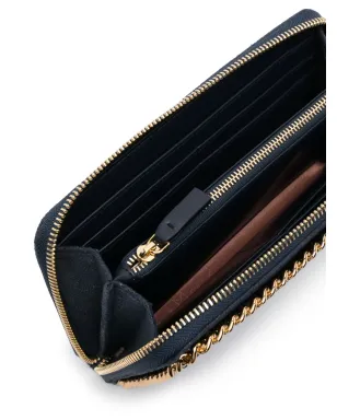 Stella McCartney chain-detailed leather wallet - Blue - サムネイル3