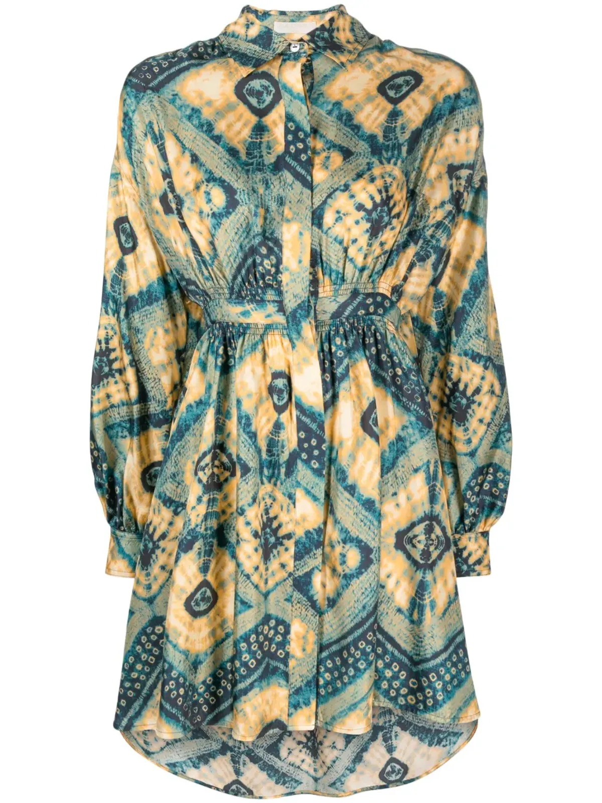 Ulla Johnson Jude ダイヤモンドプリント シャツドレス - 画像1