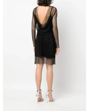 Max Mara メッシュレイヤードミニドレス - サムネイル4