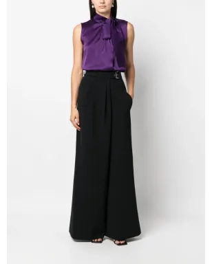 Alberta Ferretti ワイドレッグベルトパンツ - サムネイル2